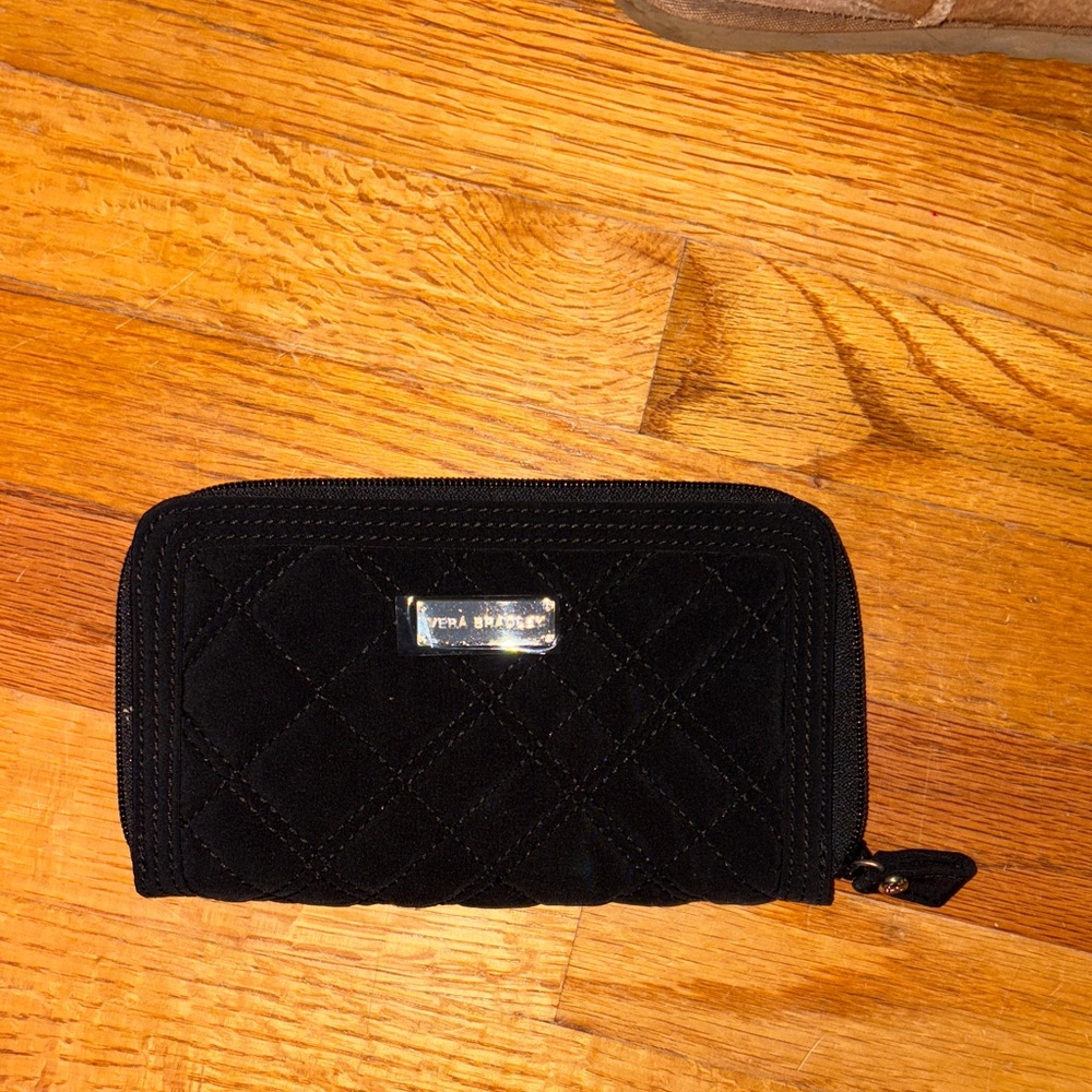Vera Bradley Black Quilted Wallet